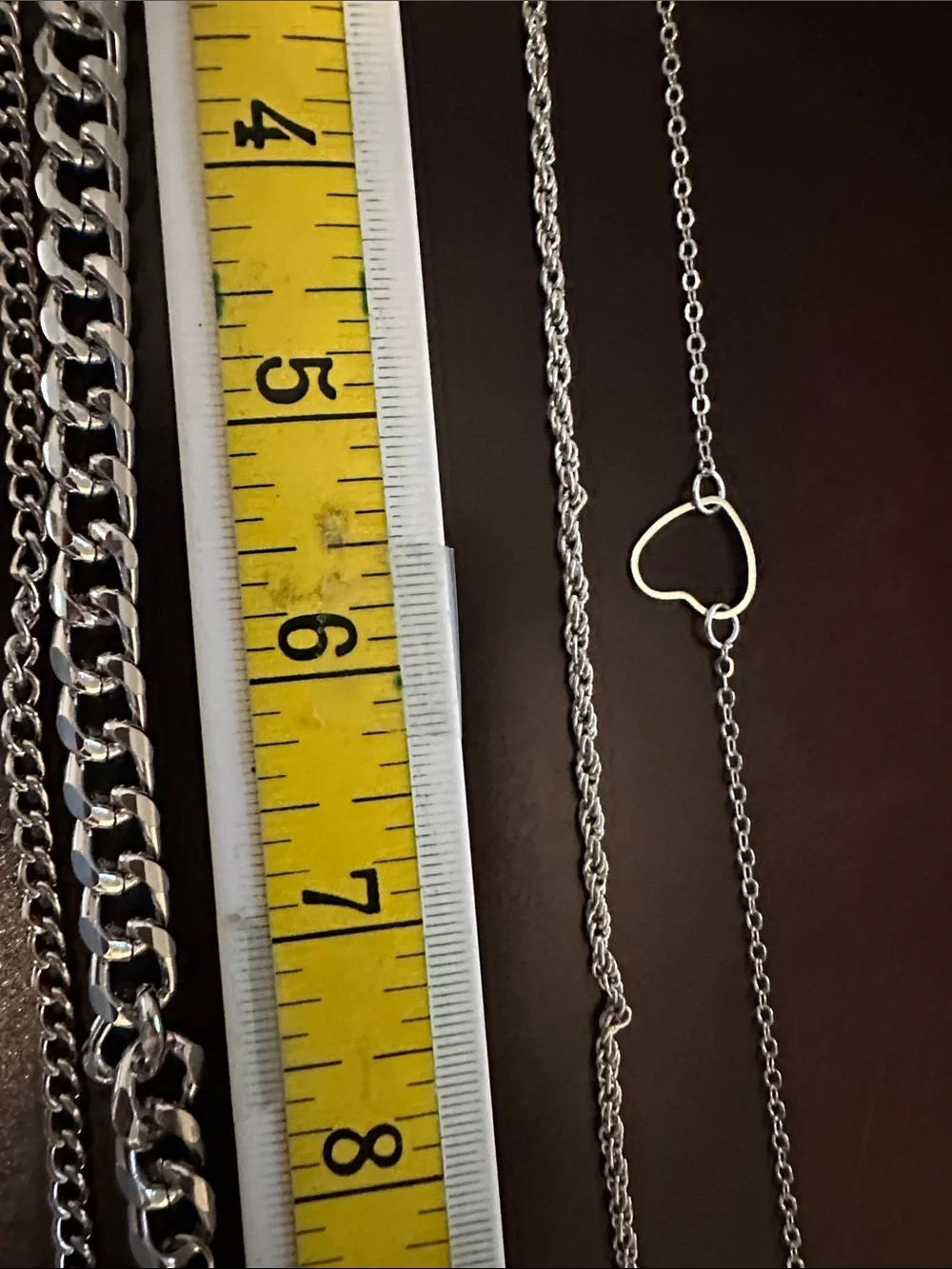 Silver Women's Chain 9 Unkle Bracelets Set - Elegant Heart & Link Styles